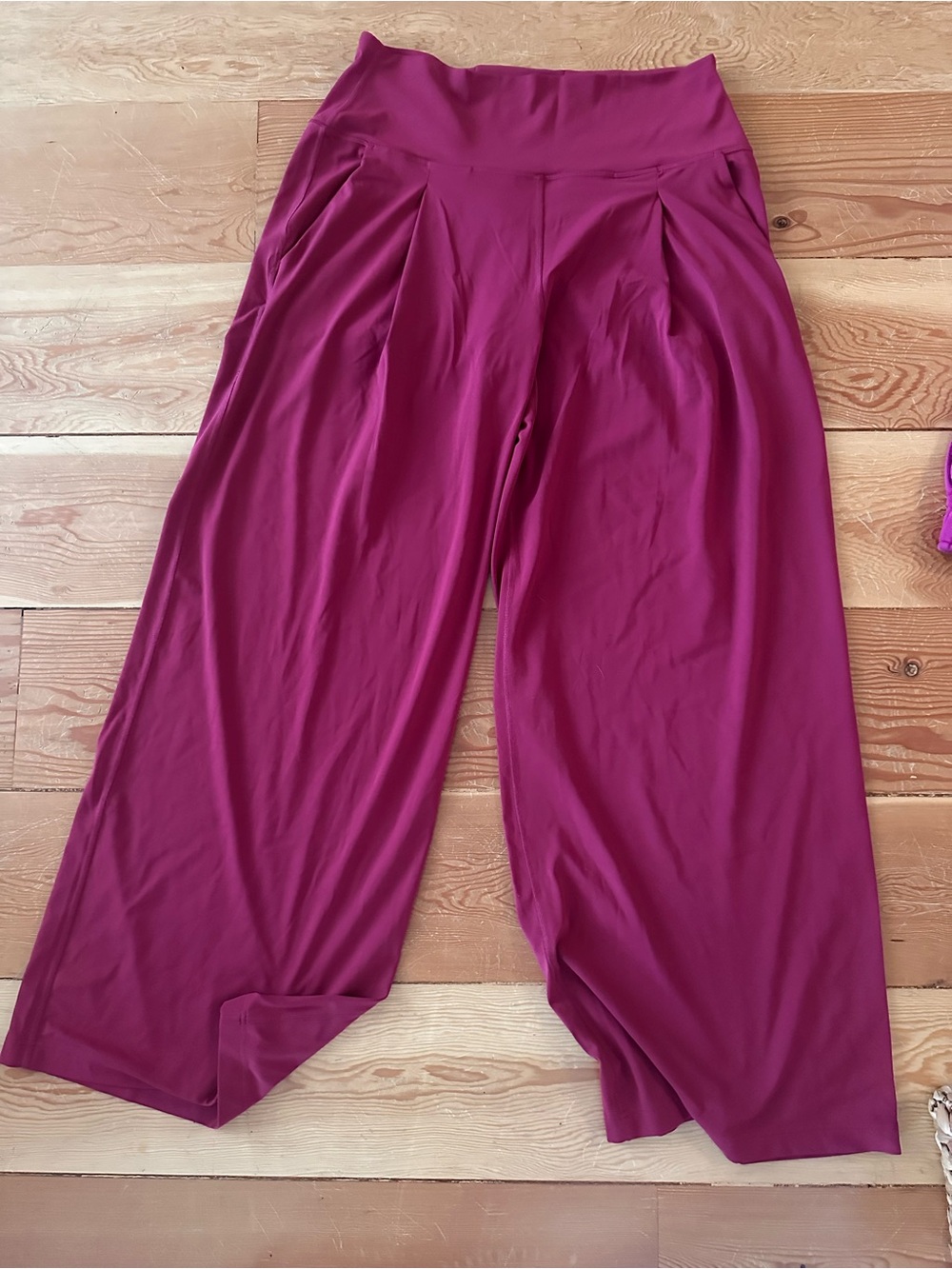 lululemon athletica High-Waist Wide-Leg Align Pants in Berry, Black and Navy